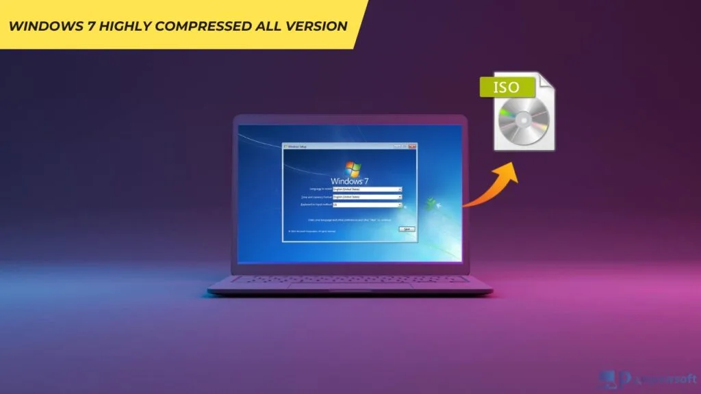 Windows 7 Highly Compressed Official ISO (Just 700MB)
