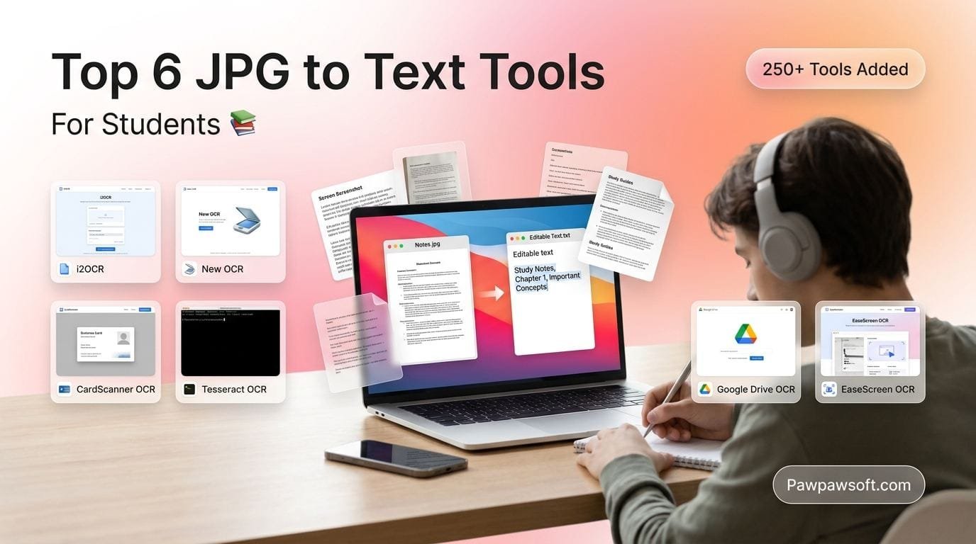 Top 6 jpg to Text Converter for student (250+ Free Tool)