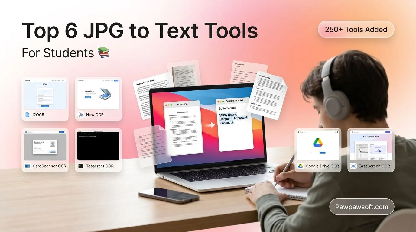 Top 6 jpg to Text Converter for student (250+ Free Tool)