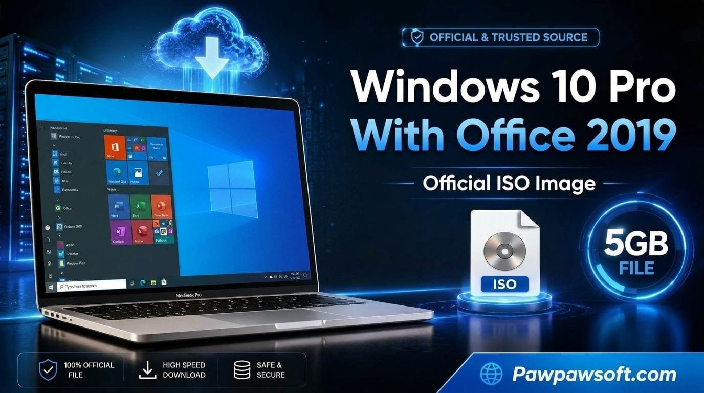 Windows 10 Pro With Office 2019 Official ISO (just 5GB)