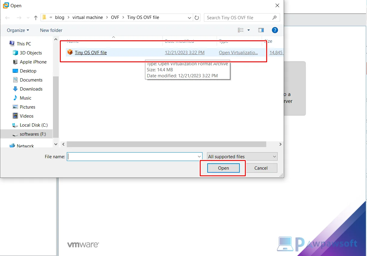 How To Import VM Images in VMware Workstation (OVF File)